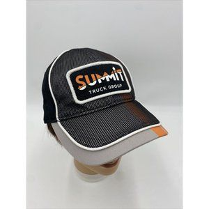 Summit Truck Group Black/Gray/Orange Adjustable Trucker Hat. Pre-owned